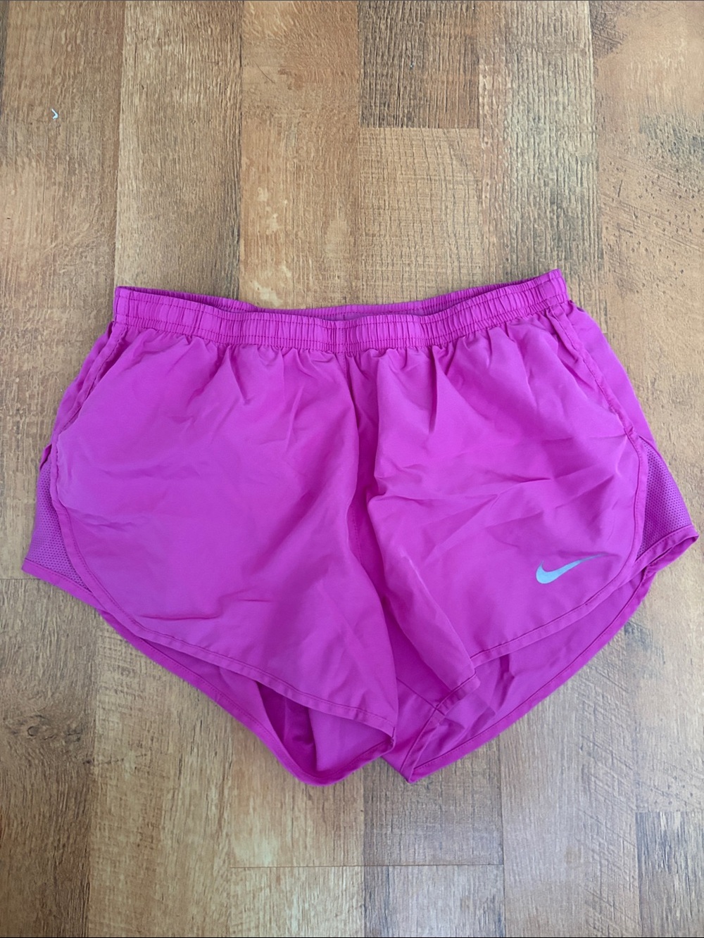Nike Women's Bright Pink Dri-Fit Athletic Running Shorts